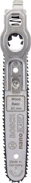 Mikro-Kettensägeblatt Bosch Home and Garden nanoBLADE Wood Standard 50 2609256D83 Passend für (Modell Motorsägen) EasyC...