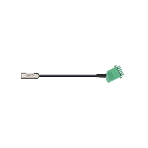 Werkstatt-geeignet Igus MAT9440004 14 AWG 4C Round Plug Socket / SUB-D Pin B Connector TPE Danaher Motion 89959 Motor Cable 1