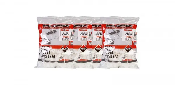 Rubi Laschen 3-12mm 05mm Delta Level System Box mit 2400 Stück 3932