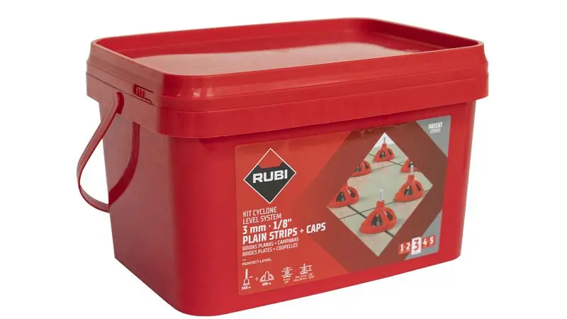 Rubi Nivelliersystem KIT CYCLONE LEVEL SYSTEMS 3 mm (100 C und 300 B) VE: 3 Stück 35965