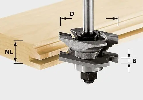 Festool Profil-Nutfräser HW S8 D46 x D12-NT 490645