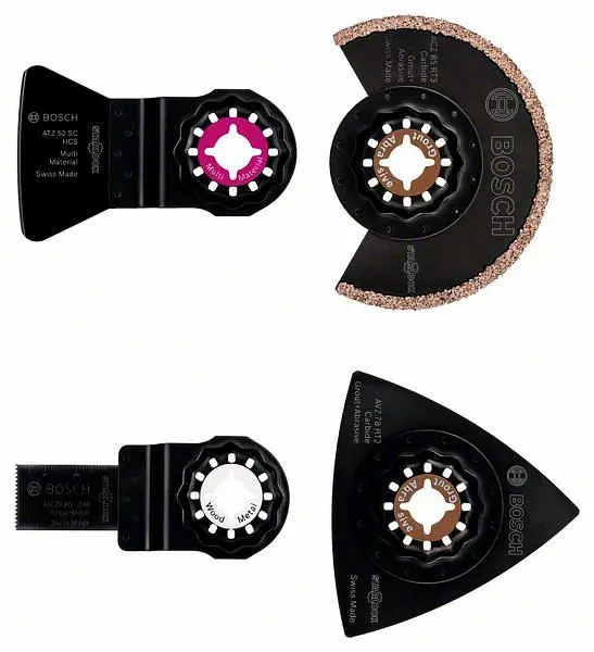 Bosch Starlock Fliesen-Set für Multifunktionswerkzeuge 4-teilig 2609256978