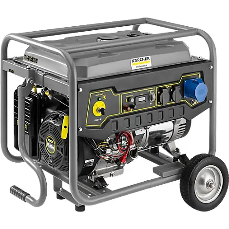 Stromerzeuger Kärcher® PGG 6/1, Benzinbetrieb, mobil, 5 kW, 25 l, bis 10 h, 74 dB, Spannungsregler, Ölmangel- & Überla...