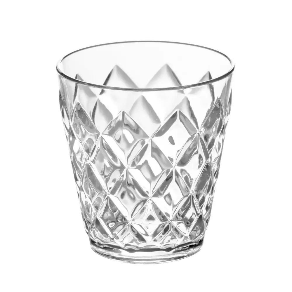 Koziol - Crystal Glas (Outdoor) mit Holzgriff