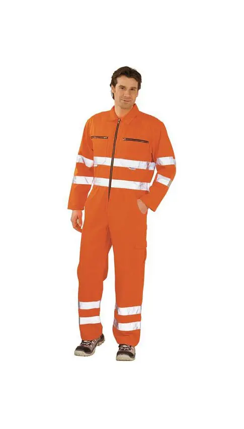 Planam Warnschutz Rallyekombi uni orange Grösse 64 2031064