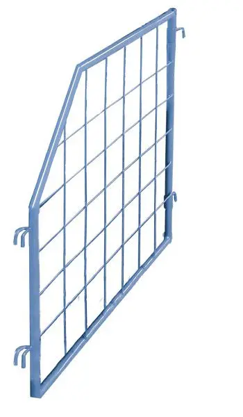 VARIOfit Palettenaufsatz Trenngitter schräg Abmessung: 750 x 500/1.000 mm RAL 5012 lichtblau zpa-080.062