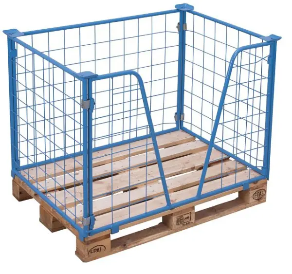 VARIOfit Palettenaufsatz Typ 63 Innenmaße: 1.160 x 760 mm RAL 5012 lichtblau Nutzhöhe: 800 mm pa-080.023