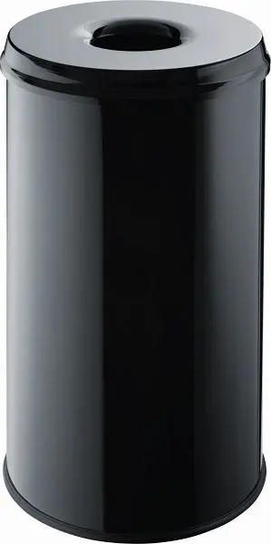 helit Schutzspapierkorb mit Löschkopf " guardian" 50L schwarz H2515895