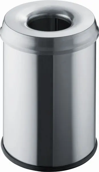 helit Schutzspapierkorb mit Löschkopf " guardian" 15L Edelstahl H2515400