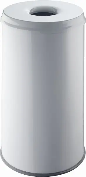 helit Schutzspapierkorb mit Löschkopf " guardian" 50L lichtgrau H2515882