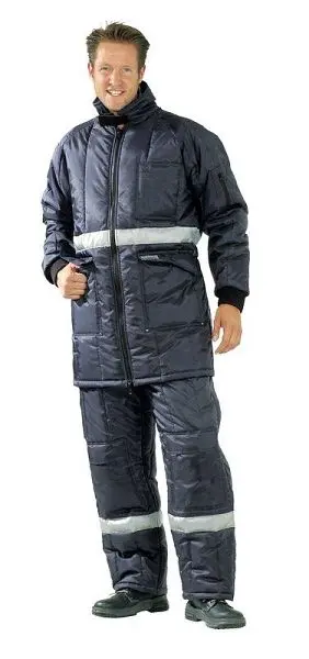 Planam Kühl-/Gefrierhaus Kühlhaus Parka marine Innenfutter rot Grösse S 5121044
