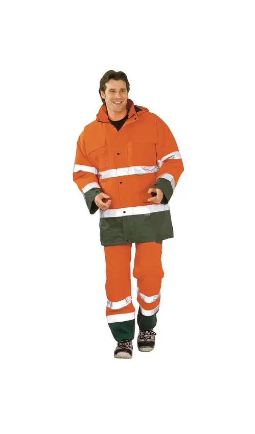 Planam Warnschutz Parka orange/grün Grösse XXL 2058060