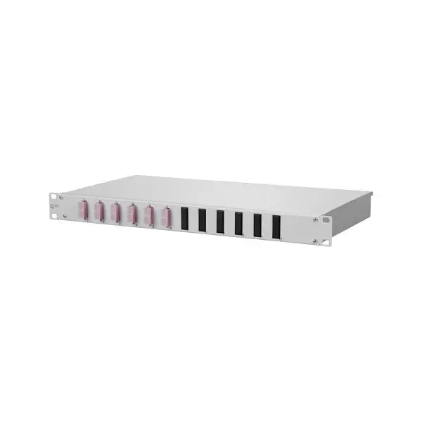 BTR Netcom LWL-Patchpanel 6f 1HE SC-D 4826mm(19) 1HE OM4 mit Pigtails max 6f 150257BB06-F 101040