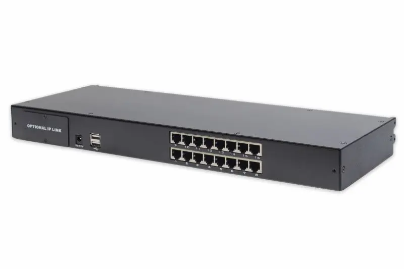 DIGITUS CAT 5 KVM-Switch 16-Port für modularisierte KVM-Konsole DS-72217
