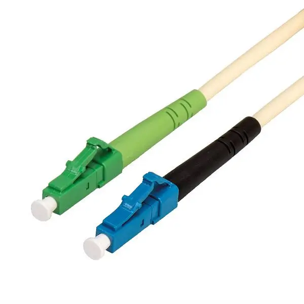 VALUE Glasfaserkabel 9/125µm LC UPC / LC APC Stecker simplex elfenbeinfarben 15 m Masse: 95.65 g 21.99.8803
