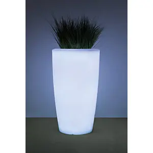 UV-stabile Garten- Pflanzbehälter, ROVIO III beleuchtet, RGB+CCT, LED.