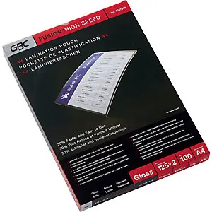 Luftbefeuchter für Pflanzen Laminierfolie HighSpeed™ glänzend, Folienstärke 125 µm, VE 100 Stk, für Format A4.