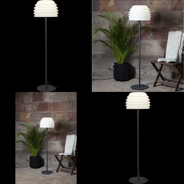 Gartenlampe "Rhodos", weiß, IP65, E27, max. 40W, für Balkon/Terrasse, 230V für den Innenanbau | inkl. Anleitung