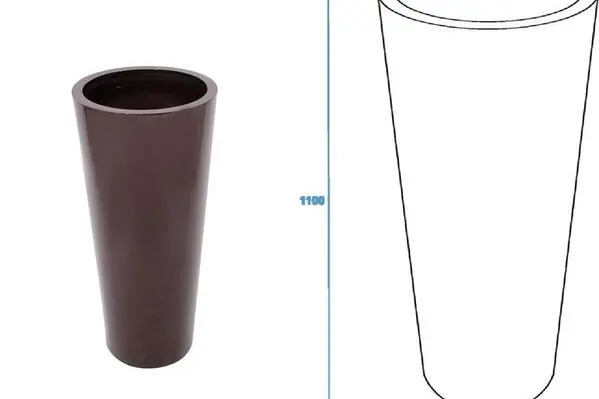 EUROPALMS LEICHTSIN ELEGANCE-110, braun, glänzend