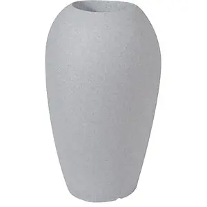 Pflanzbehälter, STORUS V, HxBxT 1000 x 600 x 550 mm, granit blendend.