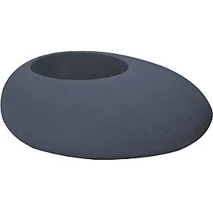 Pflanzbehälter, STORUS II, HxBxT 500 x 1140 x 1120 mm, granit anthrazit.