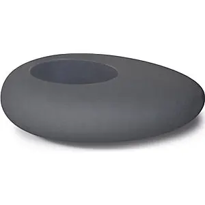Pflanzbehälter, STORUS I, HxBxT 500 x 1920 x 1670 mm, granit finster.