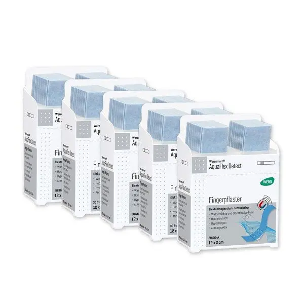 WERO Werosmart AquaFlex Detect Fingerpflaster 12 x 2 cm VE: 5 x 30 Stück 180744