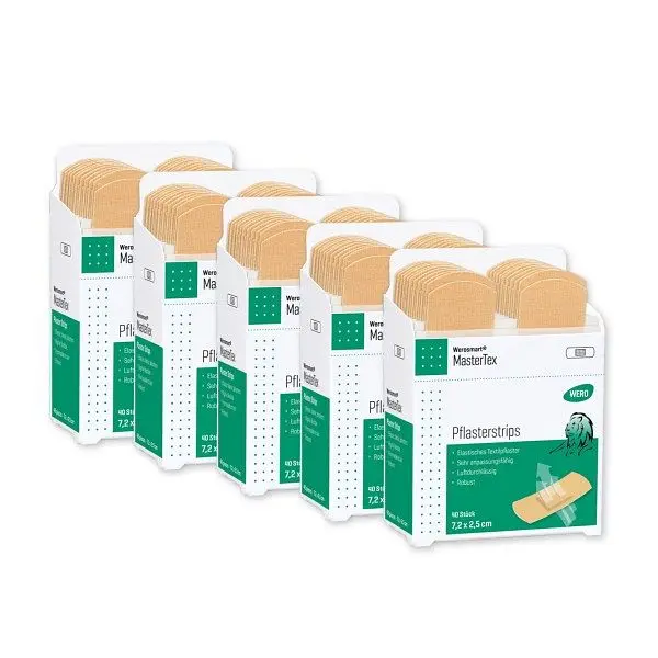 WERO Werosmart MasterTex Pflasterstrips 72 x 25 cm VE: 5 x 40 Stück 150209