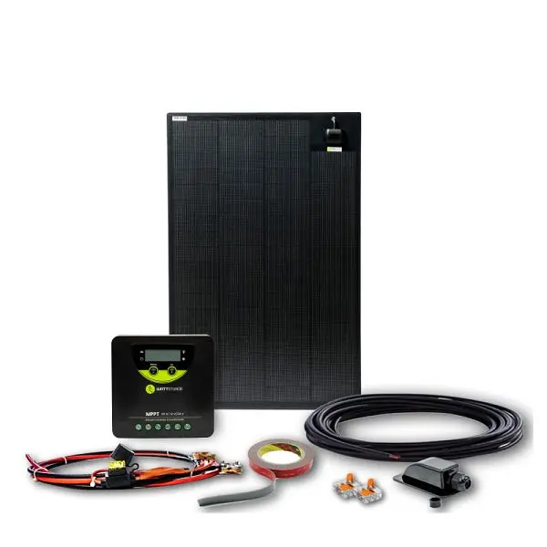 WATTSTUNDE 140EFX-HV MultiWire MARINE MPPT Solar Komplettset für Wohnmobile &amp; Boote WLR 20.90 MPPT 11-23012-001