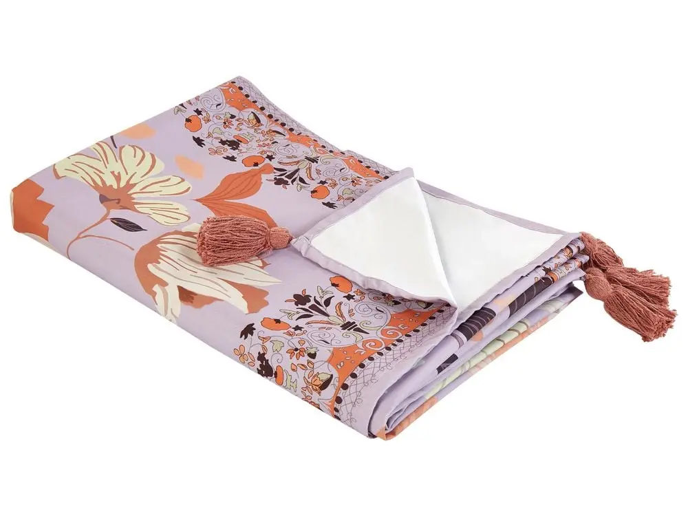 Outdoor Picknickdecke TUFKI 200 x 200 cm Purpur