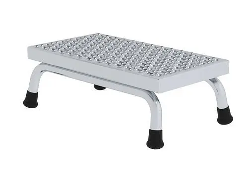 Krause Arbeitsplattform aus Alukleinformatum 1 Stufe mit R 13 Rutschschutz 274493