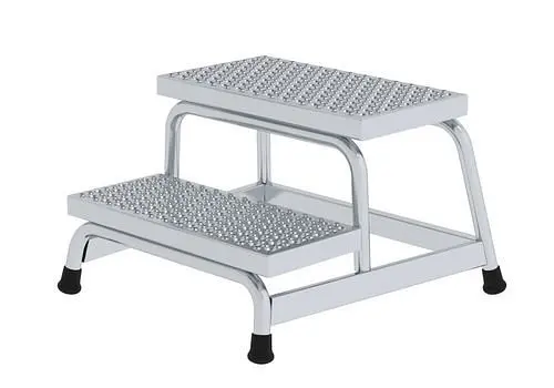 Krause Arbeitsplattform aus Alukleinformatum 2 Stufen mit R 13 Rutschschutz 274494