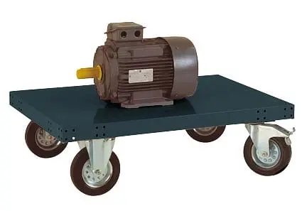 Manuflex Plattformwagen TRANSOMOBIL ohne Schiebebügel 500 kg Tragkraft HxBxT: 210 x 540 x 863 mm anthrazit TT0013.7016