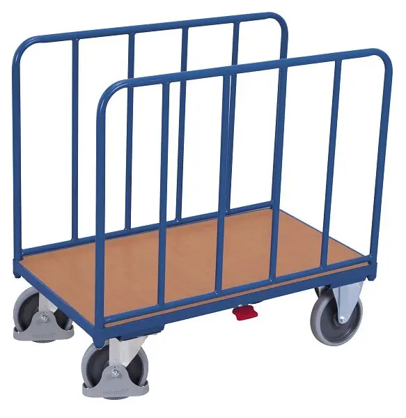 VARIOfit Seitenbügelwagen mit Rohrwänden Ladefläche: 1.060 x 540 mm RAL 5010 enzianblau sw-600.203