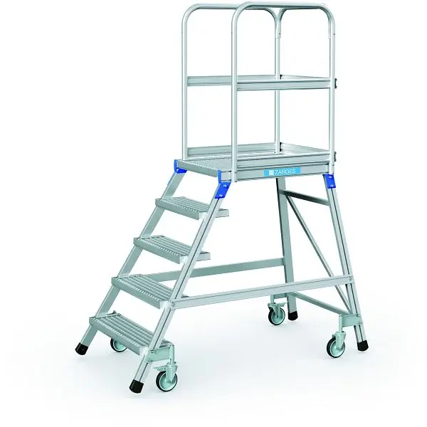 ZARGES Podesttreppe einseitig 5 Stufen 41953