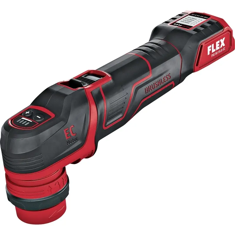 FLEX Der smarte Akku-Polierer 108 V rotativ und exzentrisch freilaufend PXE 80 10.8-EC 469068