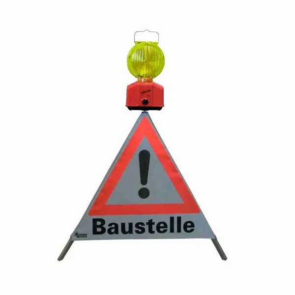 NESTLE Zubehörteile Arbeitsschutz Warnleuchte "starLED" Schlüssel+Übergangsstück Montage auf Warnpyr...