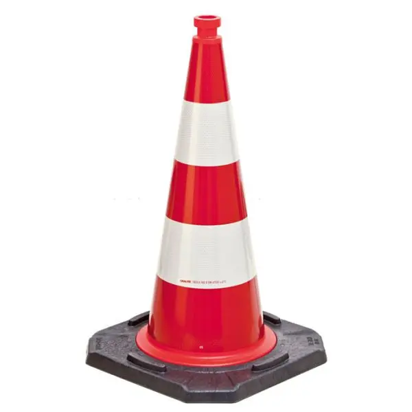Stein HGS Leitkegel BASt-geprüft nach TL-Leitkegel nach DIN EN 13422 750 mm / RA1 (Reflexfolie) / 52 kg BASt-Prüf-Nr.: V...