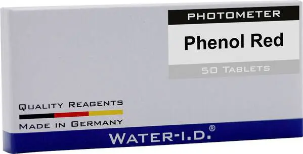Water ID 50 Tabletten Phenol Rot für PoolLAB Tabletten mit 5--1-Wirkung