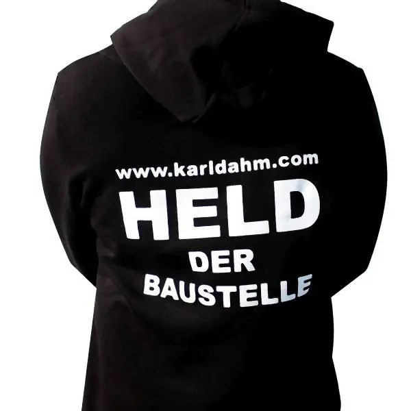 Karl Dahm Held der Baustelle Hoodie Grösse L 13895