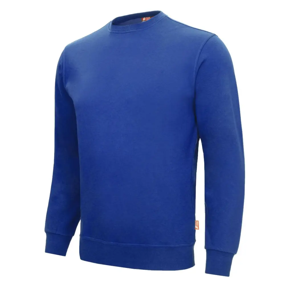 NITRAS MOTION TEX LIGHT Pullover 70% Baumwolle / 30% Polyester 300 g/qm Grösse: 2XL Farbe: königsblau VE: 15 Stück 7015...