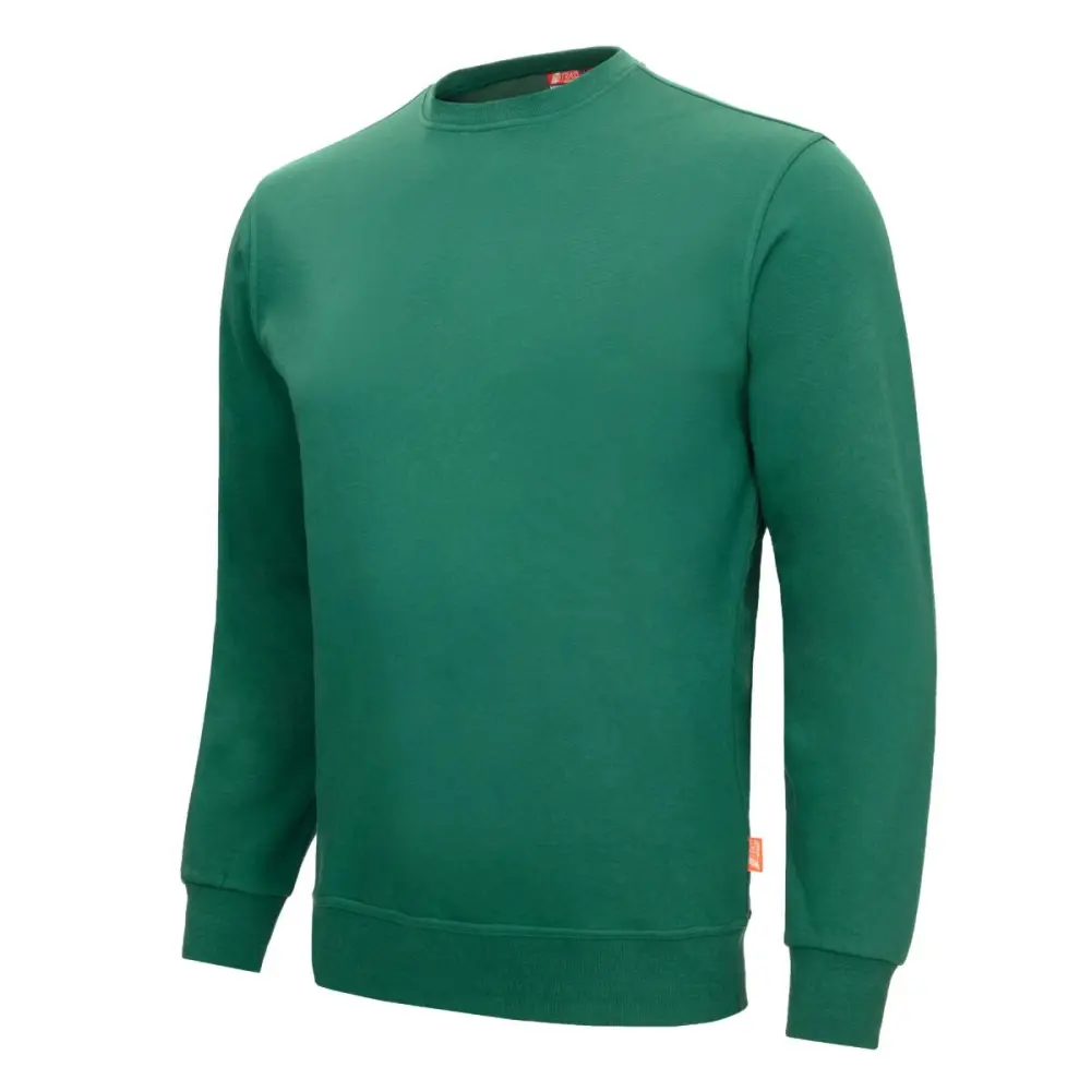 NITRAS MOTION TEX LIGHT Pullover 70% Baumwolle / 30% Polyester 300 g/qm STANDARD 100 OEKO-TEX® Grösse: 2XL Farbe: grün ...