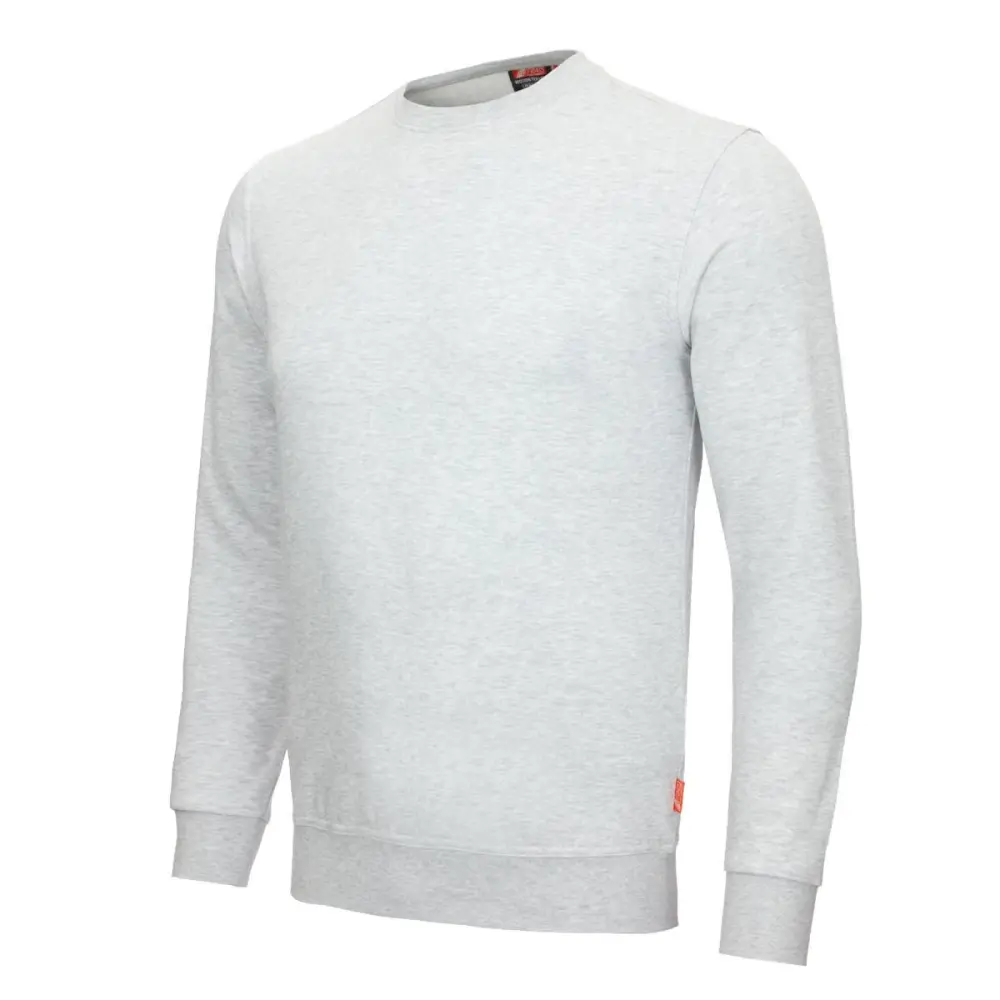 NITRAS MOTION TEX LIGHT Pullover 70% Baumwolle / 30% Polyester 300 g/qm Grösse: 2XL Farbe: hellgrau VE: 15 Stück 7015-13...