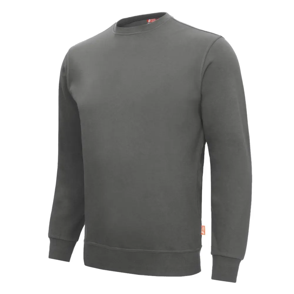 NITRAS MOTION TEX LIGHT Pullover 70% Baumwolle / 30% Polyester 300 g/qm STANDARD 100 OEKO-TEX® Grösse: 2XL Farbe: grau V...