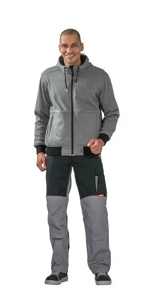 Planam Outdoor Iceland Hoodie grau Grösse XS 3055040