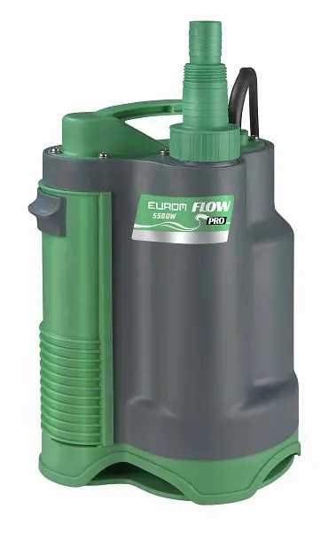Eurom Flow Pro 550DW Tauchpumpe Top-Produktqualität reines Wasser 261523