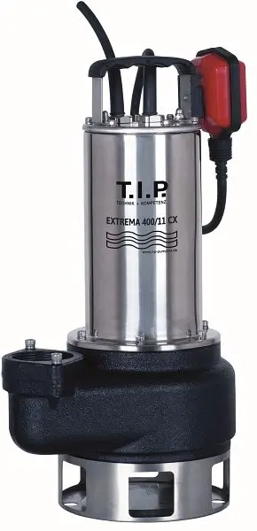 T.I.P. Schmutzwasser-Tauchpumpe EXTREMA 400/11 CX 30168
