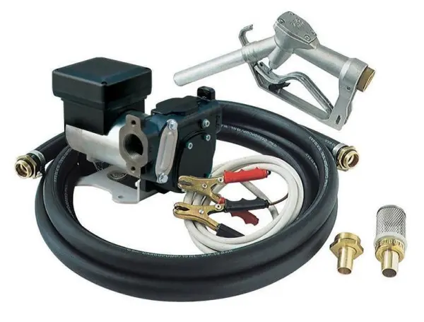 ZUWA Batterieset Panther DC 24/12 V mit Dieselpumpe Zapfpistole und Schlauch Fördermenge 35/70 l/min 120706