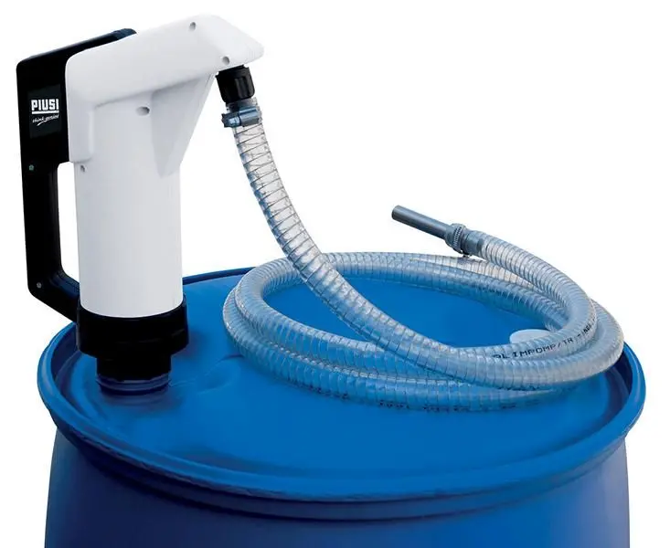 ZUWA Handpumpe für Harnstoff (AUS 32 AdBlue) mit Saugrohr 3 m Schlauch und Übergangsstück Mauser/Greif 120615