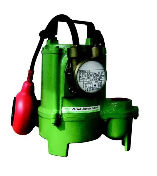 ZUWA VORTEX 75 2850 min-1 230 V Schmutzwassertauchpumpe mit Schwimmerschantiker Fördermenge 225 l/min 1650130